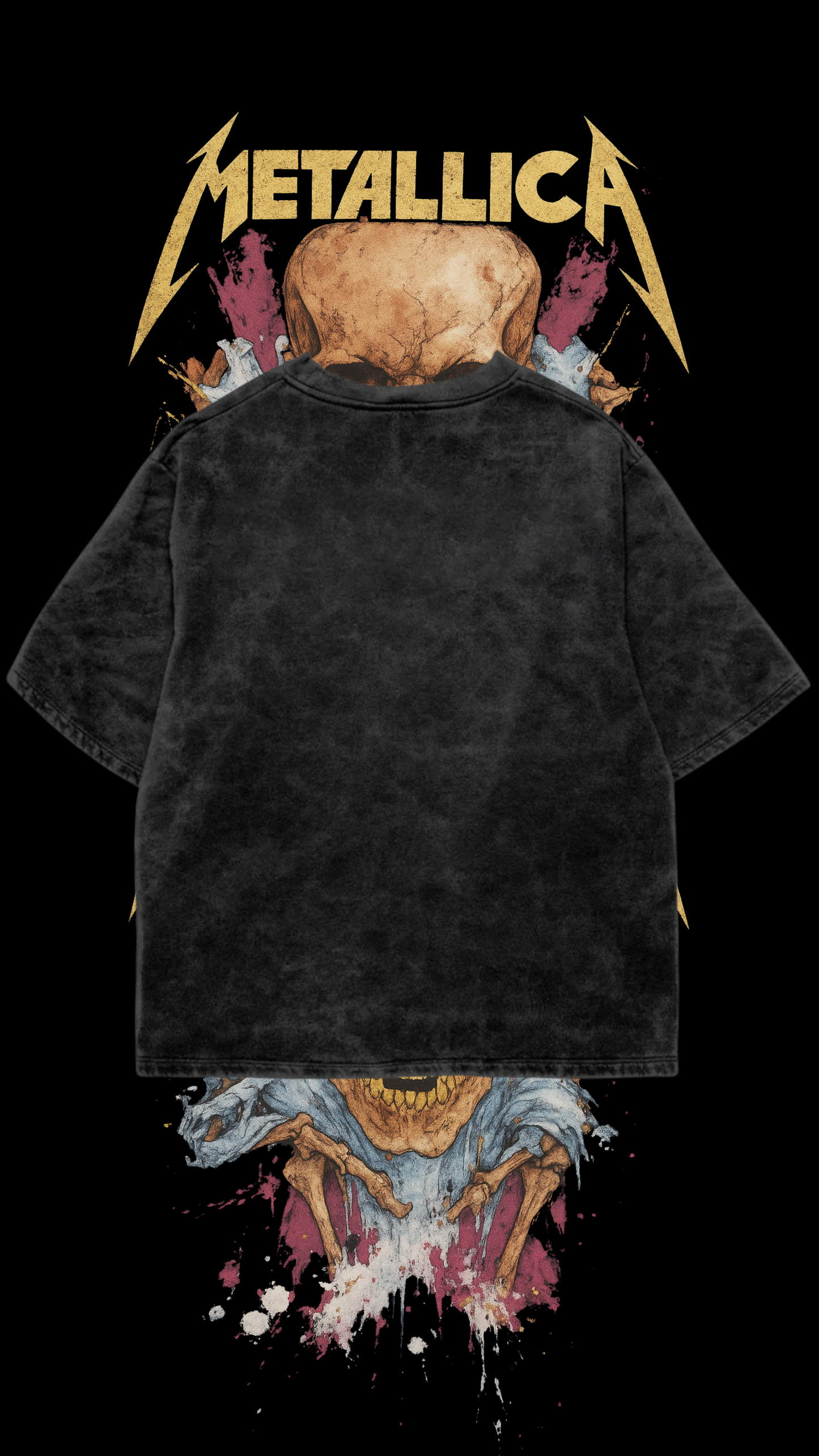Metallic Skull Surge (Acid Wash)
