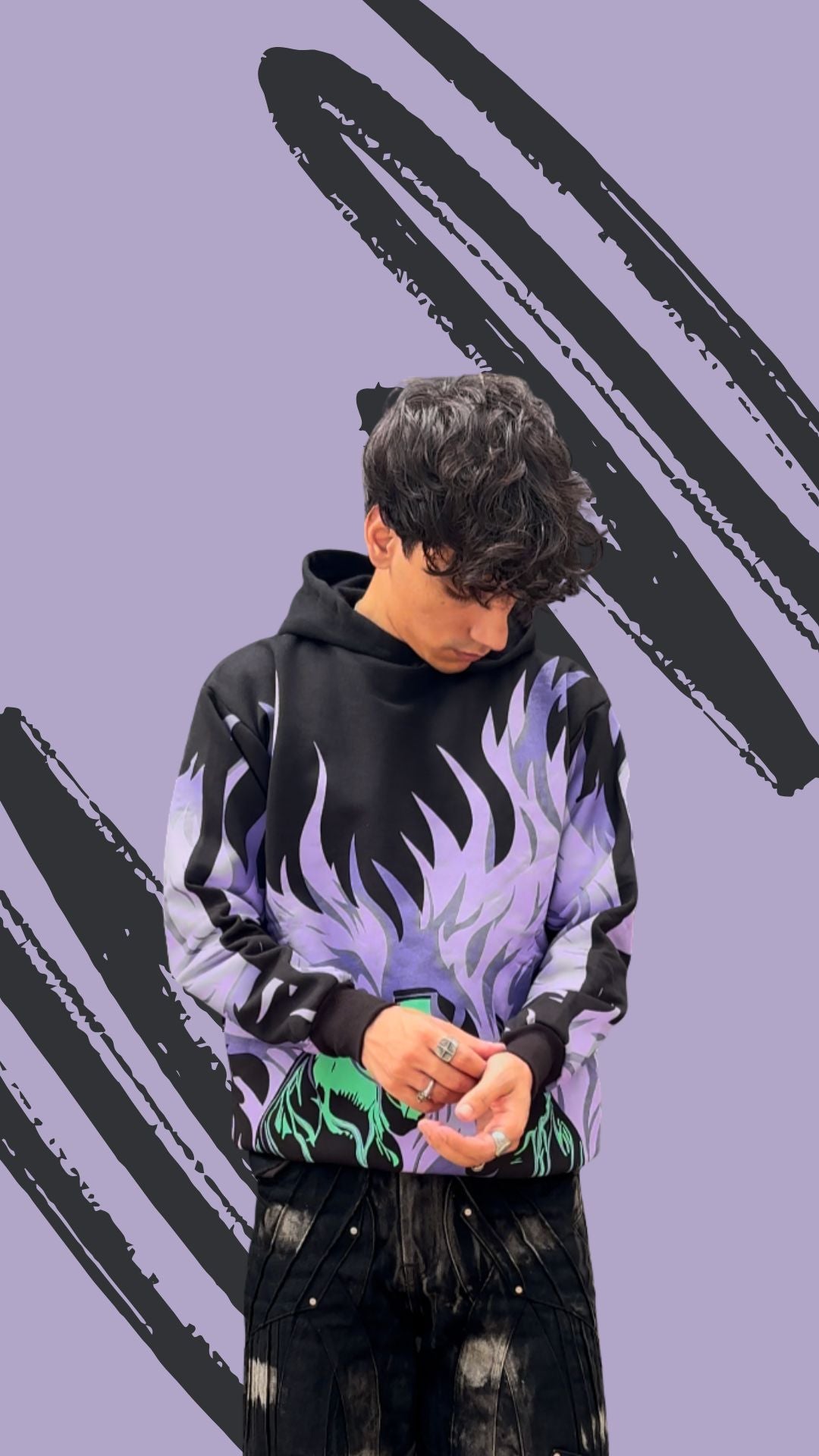 Skull Flame Hoodie